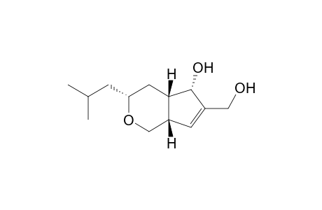 (3R,4aS,5S,7aS)-3-isobutyl-6-methylol-1,3,4,4a,5,7a-hexahydrocyclopenta[c]pyran-5-ol