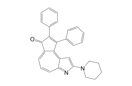 8,9-Diphenyl-2-piperidino-7H-azacyclopent[e]azulen-7-one