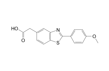 2-(p-methoxyphenyl)-5-benzotiazoleacetic acid