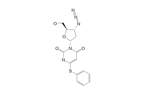 3-(3-AZIDO-2,3-DIDEOXY-ALPHA-D-ERYTHRO-PENTOFURANOSYL)-6-(PHENYLTHIO)-URACIL