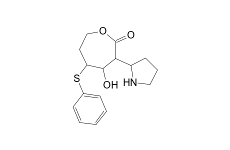 (3RS,4SR,5SR)-4-Hydroxy-5-phenylthio-3-[(2RS)-2-pyrrolidyl]oxepan-2-one