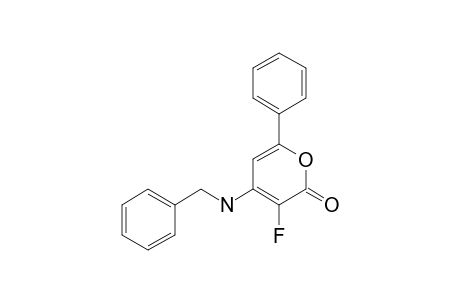 4-[(PHENYLMETHYL)-AMINO]-3-FLUORO-6-PHENYL-2H-PYRAN-2-ONE