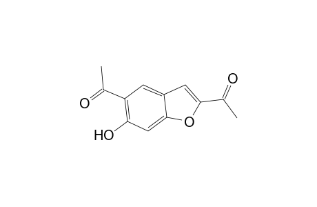 Ethanone, 1,1'-(6-hydroxy-2,5-benzofurandiyl)bis-