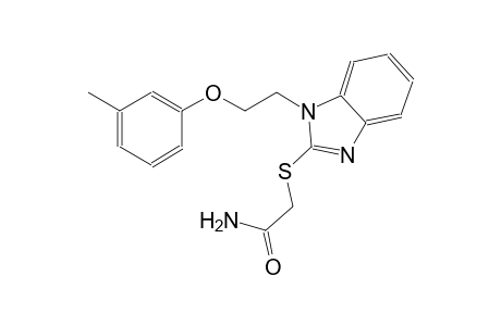 acetamide, 2-[[1-[2-(3-methylphenoxy)ethyl]-1H-benzimidazol-2-yl]thio]-
