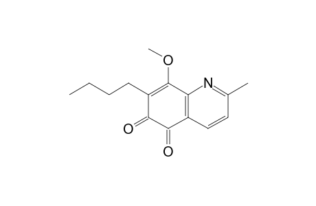 8-Methoxy-7-butyl-2-methyl-5,6-quinolinedione