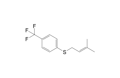 (3-Methylbut-2-en-1-yl)(4-(trifluoromethyl)phenyl)sulfane