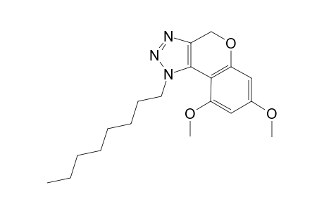 7,9-Dimethoxy-1-n-octyl-1,4-dihydrochromeno[4,3-d]-1,2,3-triazole