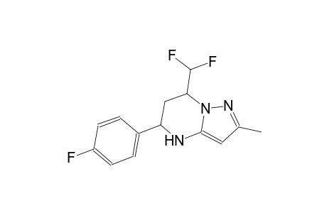 7-(difluoromethyl)-5-(4-fluorophenyl)-2-methyl-4,5,6,7-tetrahydropyrazolo[1,5-a]pyrimidine