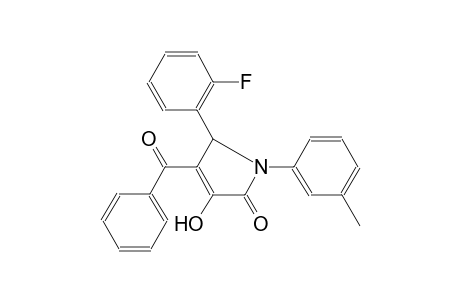 4-Benzoyl-5-(2-fluoro-phenyl)-3-hydroxy-1-m-tolyl-1,5-dihydro-pyrrol-2-one