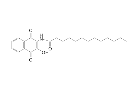 N-(1,4-DIHYDRO-1,4-DIOXO-3-HYDROXY-2-NAPHTHYL)TRIDECANAMIDE