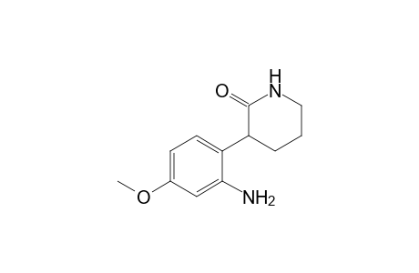 3-(2-Amino-4-methoxyphenyl)piperidine-2-one