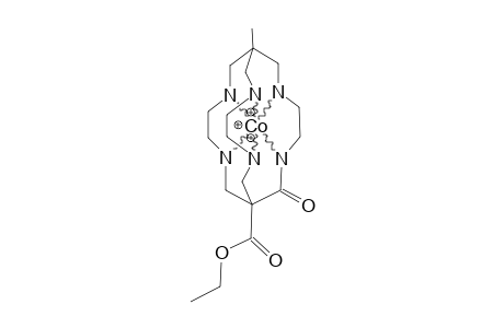 8-ETHOXYCARBONYL-1-METHYL-3,6,10,13,16,19-HEXAAZABICYClO-[6.6.6]-ICOSAN-7-ONATO-(1-)-COBALT-(III)