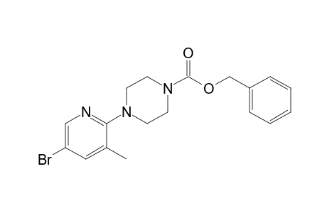 Benzyl 4-(5-bromo-3-methylpyridin-2-yl)piperazine-1-carboxylate