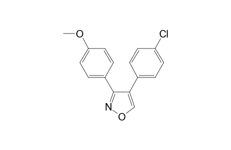 4-(4-Chlorophenyl)-3-(4-methoxyphenyl)-1,2-oxazole