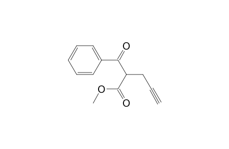 Methyl 2-benzoylpent-4-ynoate