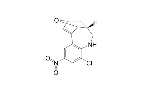 (+-)-(3S,5S)-11-Chloro-2,3,4,5-tetrahydro-9-nitro-5,12-epoxy-7,3-methano-1H-benzo[b]azonine
