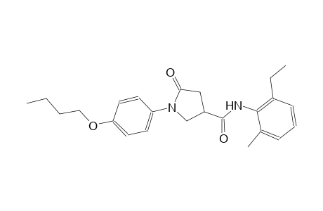 3-pyrrolidinecarboxamide, 1-(4-butoxyphenyl)-N-(2-ethyl-6-methylphenyl)-5-oxo-