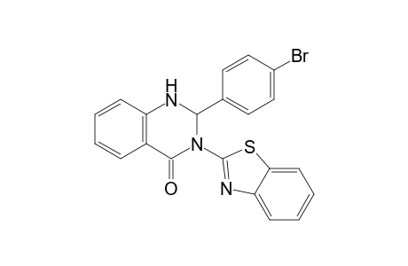 3-(2'-Benzothiazolyl)-2,3-dihydro-2-(4-bromophenyl)-quinazolin-4(1H)-one