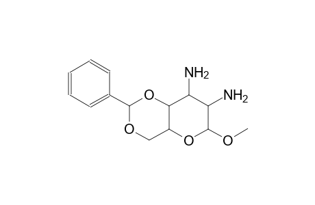 methyl 2,3-diamino-4,6-O-benzylidene-2,3-dideoxy-beta-D-glucopyranoside