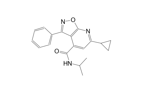isoxazolo[5,4-b]pyridine-4-carboxamide, 6-cyclopropyl-N-(1-methylethyl)-3-phenyl-