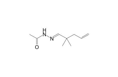 2,2-Dimethyl-4-pentenal actyl hydrazone