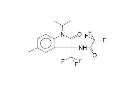 5-METHYL-3-TRIFLUOROMETHYL-3-TRIFLUOROACETAMIDO-N-ISOPROPYLINDOLIN-2-ONE