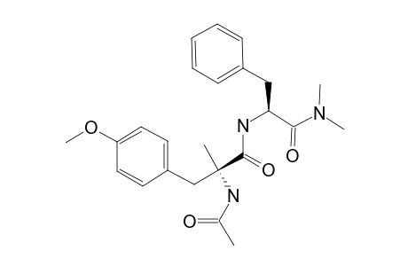 N(2)-[(S)-N(2)-ACETYL-2,O(4)-DIMETHYLTHYROSYL]-L-PHENYLALANINE-DIMETHYLAMIDE