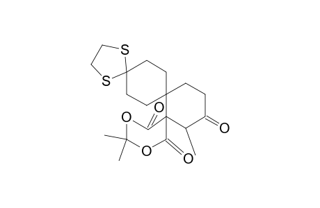 11,13-Dioxa-1,4-dithiatrispiro[4.2.0.5.4.2]eicosane-10,14,16-trione, 12,12,15-trimethyl-