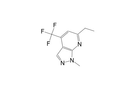 1H-pyrazolo[3,4-b]pyridine, 6-ethyl-1-methyl-4-(trifluoromethyl)-