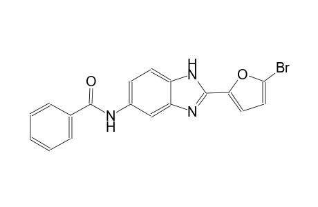 N-[2-(5-bromo-2-furyl)-1H-benzimidazol-5-yl]benzamide