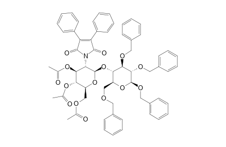 BENZYL-3,4,6-TRI-O-ACETYL-2-DEOXY-2-DIPHENYLMALEIMIDO-BETA-D-GLUCOPYRANOSYL-(1->4)-2,3,6-TRI-O-BENZYL-BETA-D-GLUCOPYRANOSIDE