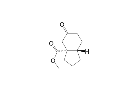 3aH-Indene-3a-carboxylic acid, octahydro-5-oxo-, methyl ester, trans-(.+-.)-