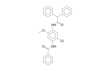 4'-Benzamido-2'-methoxy-5'-chloro-2,2-diphenylacetanilide