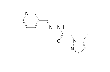 2-(3,5-dimethyl-1H-pyrazol-1-yl)-N'-[(E)-3-pyridinylmethylidene]acetohydrazide