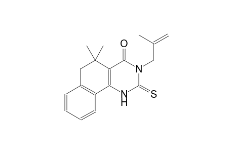 benzo[h]quinazolin-4(1H)-one, 2,3,5,6-tetrahydro-5,5-dimethyl-3-(2-methyl-2-propenyl)-2-thioxo-