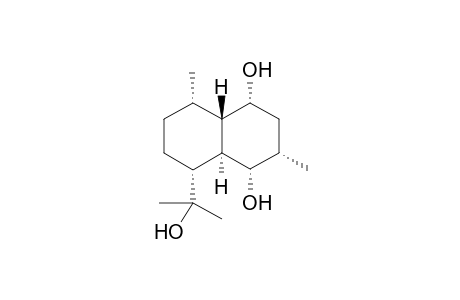 [1S-(1-.alpha.,2-.alpha.,4a-.beta.,5-.alpha.,8-.alpha.,8a-.alpha.)]-Octahydro-8-(1-hydroxy-1-methylethyl)-2,5-dimethyl-1,4(2H)-naphthalenediol