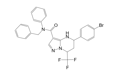 N-benzyl-5-(4-bromophenyl)-N-phenyl-7-(trifluoromethyl)-4,5,6,7-tetrahydropyrazolo[1,5-a]pyrimidine-3-carboxamide