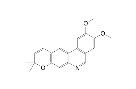 2,3-DIMETHOXY-9,9-DIMETHYL-9H-PYRANO-[3,2-B]-PHENANTHRIDINE