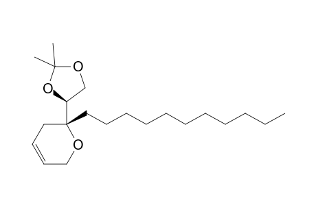 (2R,4'S)-2-(2,2-Dimethyl-1,3-dioxolan-4-yl)-2-undecyl-3,6-dihydro-2H-pyran