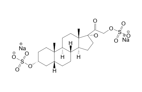 TETRAHYDRO-11-DEOXYCORTISOL-3,21-DISULFATE;17-ALPHA-HYDROXY-3-ALPHA,21-DISULFOOXY-5-BETA-PREGNAN-20-ONE-DISODIUM-SALT