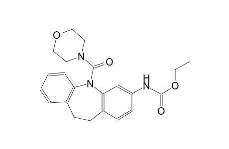 carbamic acid, [10,11-dihydro-5-(4-morpholinylcarbonyl)-5H-dibenz[b,f]azepin-3-yl]-, ethyl ester