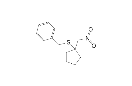 1-Benzylthio-1-nitromethylcyclopentane