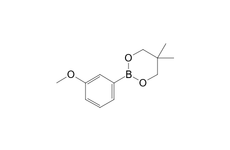 2-(3-Methoxyphenyl)-5,5-dimethyl-1,3,2-dioxaborinane