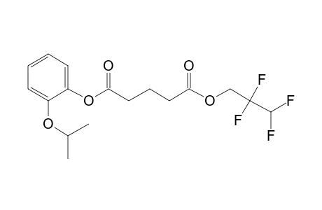 Glutaric acid, 2,2,3,3-tetrafluoropropyl 2-isopropoxyphenyl ester