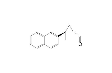 (1S,2S)-2-methyl-2-(2-naphthyl)cyclopropanecarbaldehyde