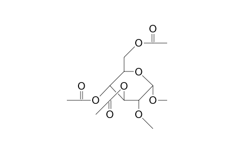 Methyl 3,4,6-tri-O-acetyl-2-O-methyl.alpha.-D-glucopyranoside