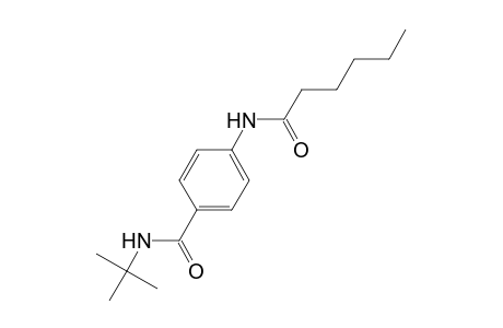 N-(tert-Butyl)-4-(hexanoylamino)benzamide