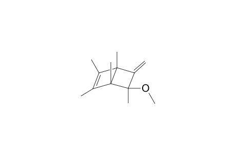 EXO-6-METHOXY-1,2,3,4,6-PENTAMETHYL-5-METHYLENBICYCLO-[2.2.0]-HEX-2-ENE