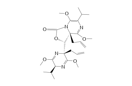 (1S)-(5-ALLYL-2,5-DIHYDRO-3,6-DIMETHOXY-2-ISOPROPYLPYRAZIN-5-YL)-8A-ALLYL-6-ISOPROPYL-5,8-DIMETHOXY-1,8A-DIHYDRO-[1,3]-OXAZOLO-[3,4-A]-PYRAZIN-3-