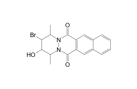 2-Bromo-3-hydroxy-1,4-dimethyl-1,2,3,4,6,13-hexahydrobenzo[g]pyridazino[1,2-b]phthalazine-6,13-dione